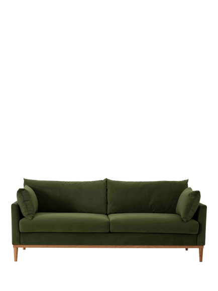 Swyft Model X01 Large 3 Seater Sofa, Velvet Vine