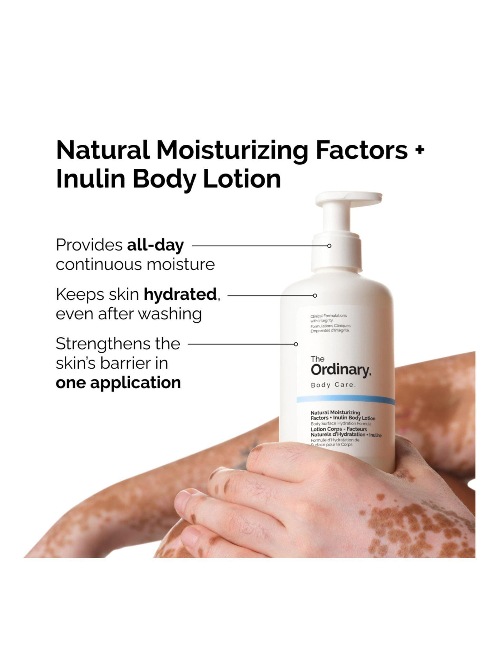 Product image 2 of 7, which shows The Ordinary Natural Moisturising Factors + Inulin Body Lotion, 240ml