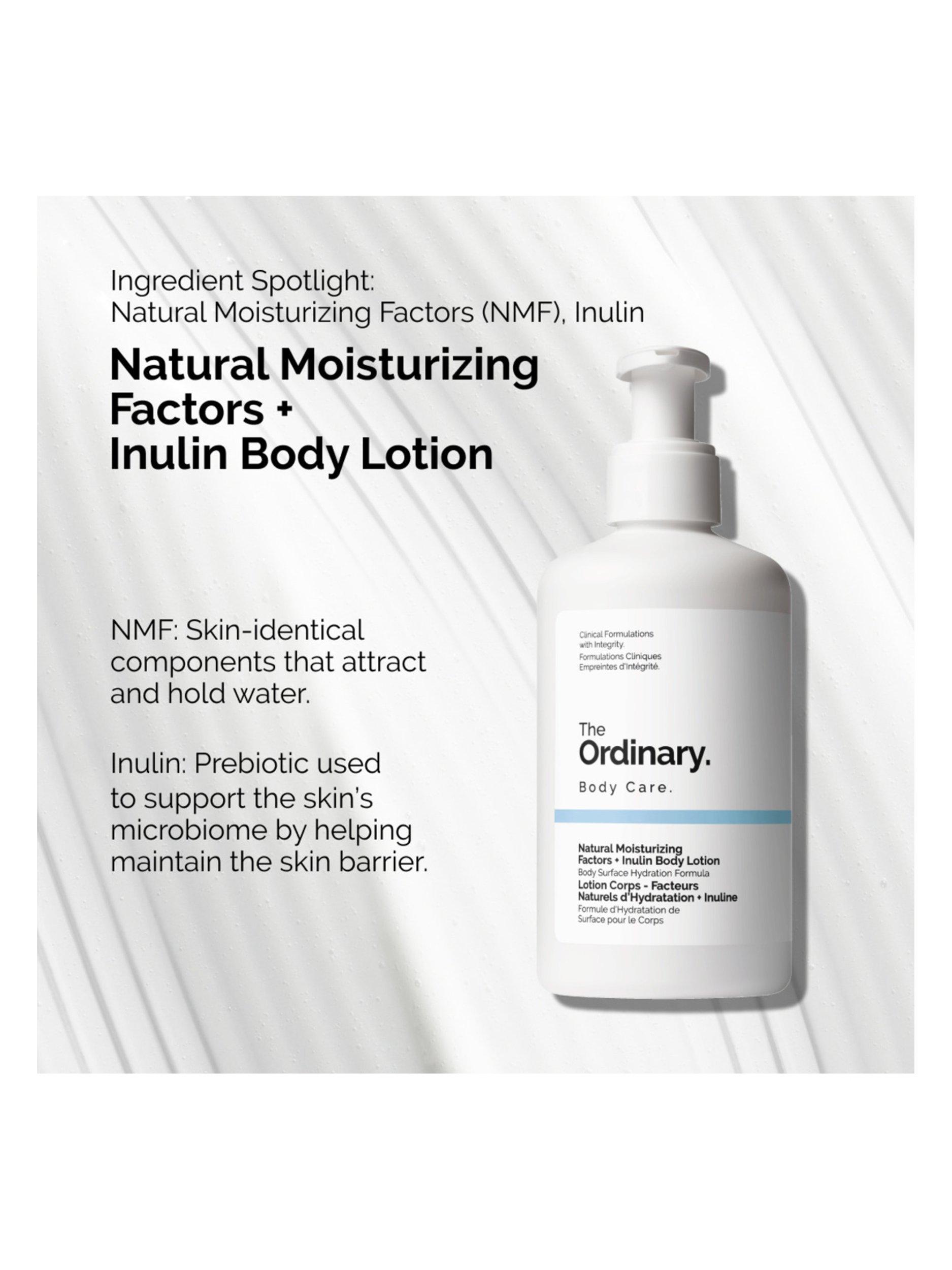 Product image 3 of 7, which shows The Ordinary Natural Moisturising Factors + Inulin Body Lotion, 240ml