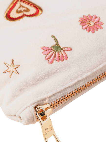 Elizabeth Scarlett Bride Love Charm Pouch - view 2, Natural