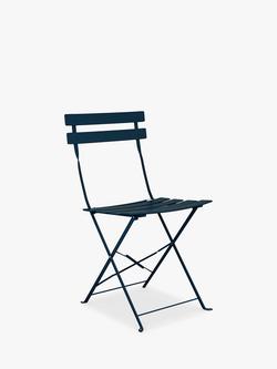 John Lewis Camden 2-Seater Garden Bistro Table & Chairs Set - view 2, Blue