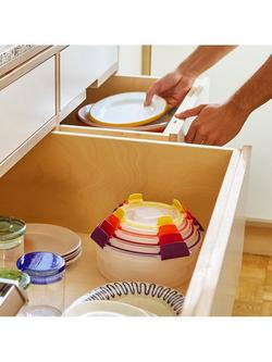 Joseph Joseph Nest Lock Round Multi-Size Storage Containers, Set of 4, Multi - view 2, Multi