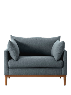 Swyft Model X01 Sofa Snuggler, Linen Marine
