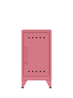 Bisley Fern Mini Right Hand Side Table/Locker, Bisley Pink