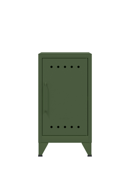 Bisley Fern Mini Right Hand Side Table/Locker, Olive Green