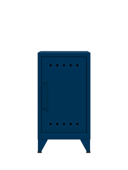 Bisley Fern Mini Right Hand Side Table/Locker, Prussian