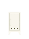 Bisley Fern Mini Right Hand Side Table/Locker, Traffic White