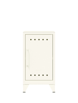Bisley Fern Mini Right Hand Side Table/Locker, Traffic White