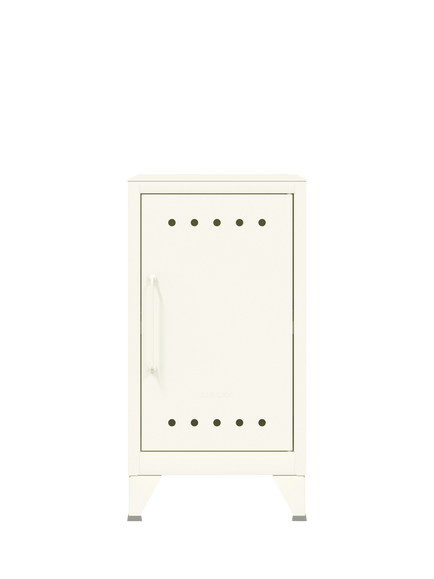Bisley Fern Mini Right Hand Side Table/Locker, Traffic White
