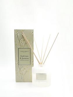 Laura Ashley Fresh Linen Reed Diffuser, 100ml, Green