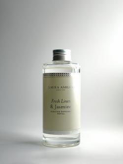 Laura Ashley Fresh Linen Diffuser Refill, 100ml, Green