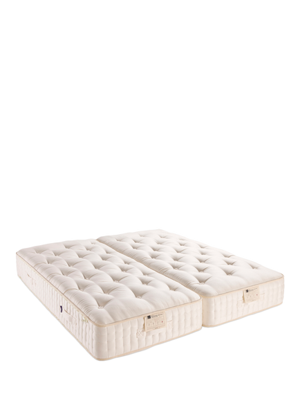 John Lewis British Natural Collection Swaledale 16000 Zip Link, Regular Tension, Super King Size, White