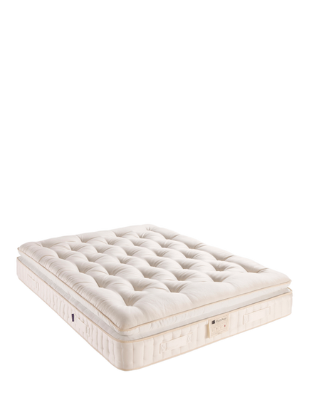 John Lewis British Natural Collection Swaledale Pillowtop 6250 Mattress, Regular Tension, King Size, White