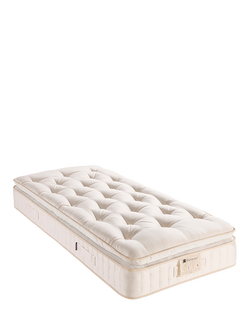 John Lewis British Natural Collection Swaledale Pillowtop 6250 Mattress, Firmer Tension, Single, White