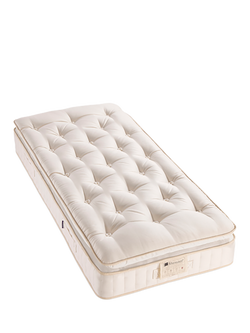 John Lewis British Natural Collection Swaledale Pillowtop 6250 Mattress, Firmer Tension, Single - view 2, White