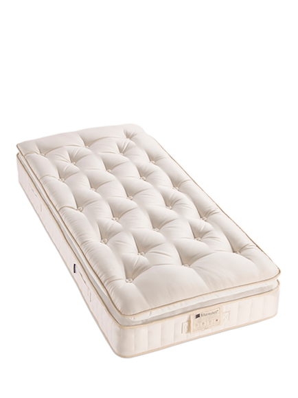 John Lewis British Natural Collection Swaledale Pillowtop 6250 Mattress, Regular Tension, Single - view 2, White