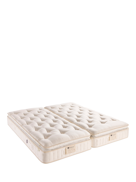 John Lewis British Natural Collection Swaledale Pillowtop 6250 Zip Link Mattress, Firmer Tension, Super King Size, White