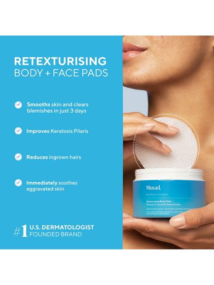Murad Blemish Control Retexturising Body + Face Pads, x 45 Pads - view 2, 