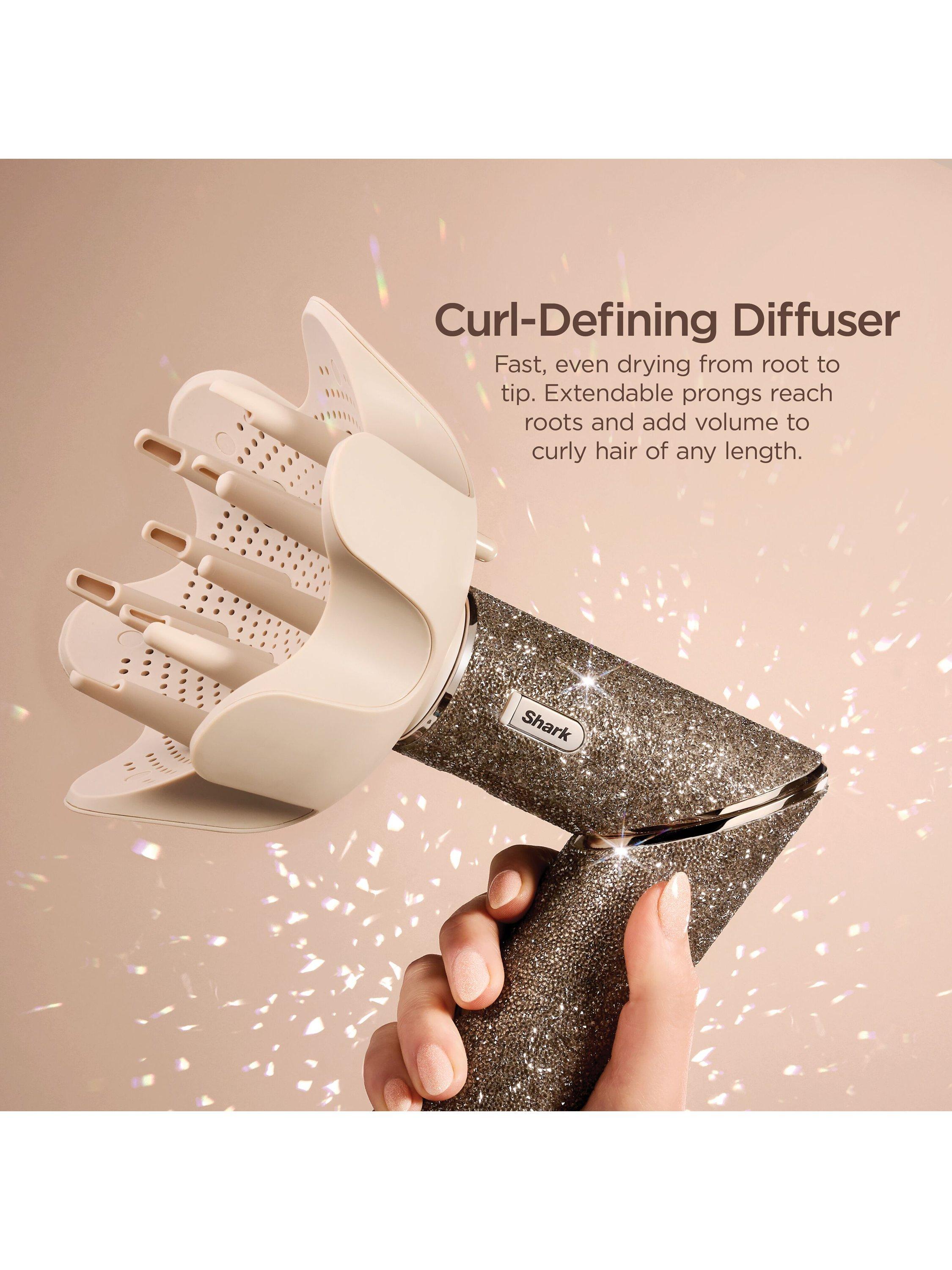 Product image 8 of 8, which shows Shark FlexStyle HD446JSUK 5-in-1 Air Styler & Hair Dryer with Storage Case, Champagne Sparkle
