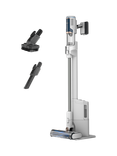 Shark BU3521UK Cordless Vacuum Cleaner, White/Navy/Brass