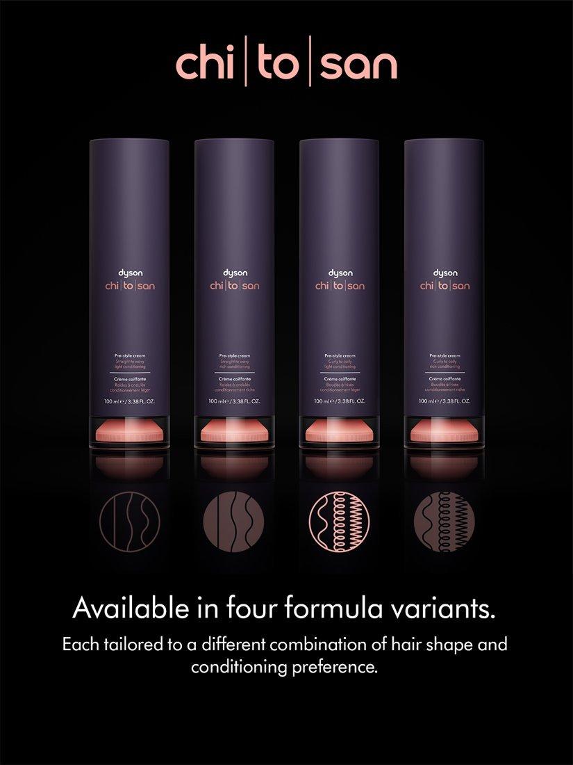 Product image 2 of 11, which shows Dyson Chitosan™ Curly/Coily Light Pre Style Hair Cream