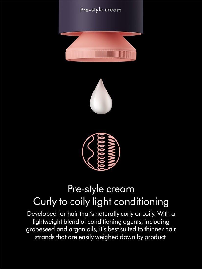 Product image 3 of 11, which shows Dyson Chitosan™ Curly/Coily Light Pre Style Hair Cream