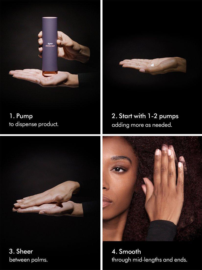 Product image 8 of 11, which shows Dyson Chitosan™ Curly/Coily Light Pre Style Hair Cream