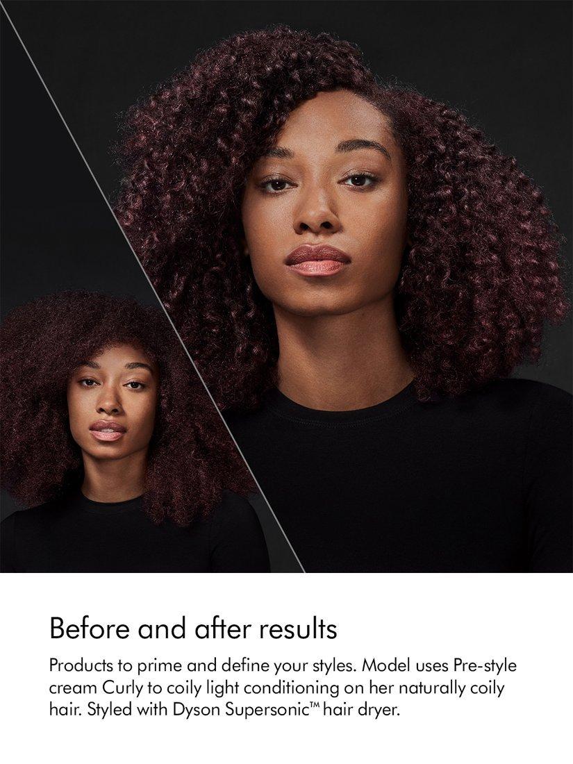 Product image 9 of 11, which shows Dyson Chitosan™ Curly/Coily Light Pre Style Hair Cream