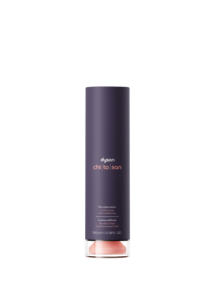 Dyson Chitosan™ Curly/Coily Rich Pre Style Hair Cream, Purple