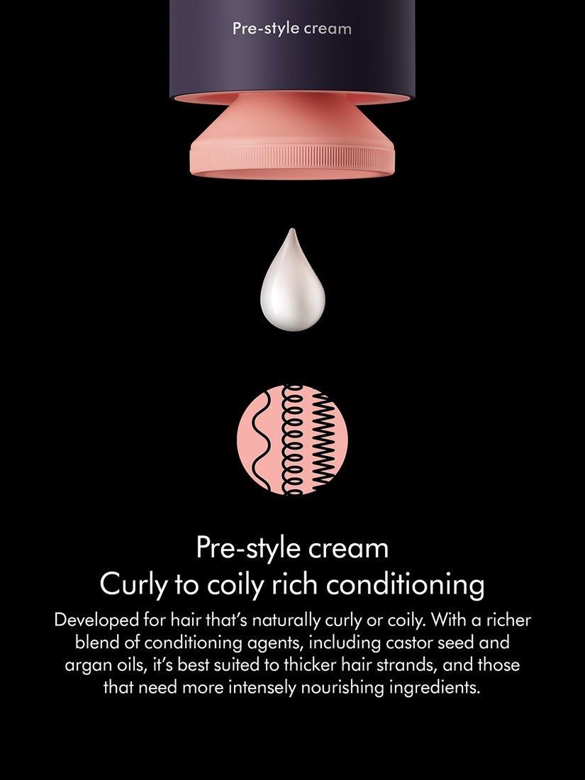 Product image 3 of 11, which shows Dyson Chitosan™ Curly/Coily Rich Pre Style Hair Cream