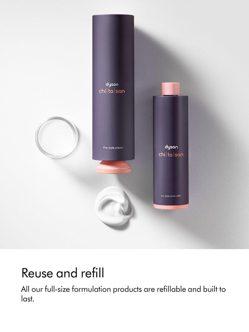 Product image 3 of 7, which shows Dyson Chitosan™ Straight/Wavy Rich Pre Style Hair Cream Refill