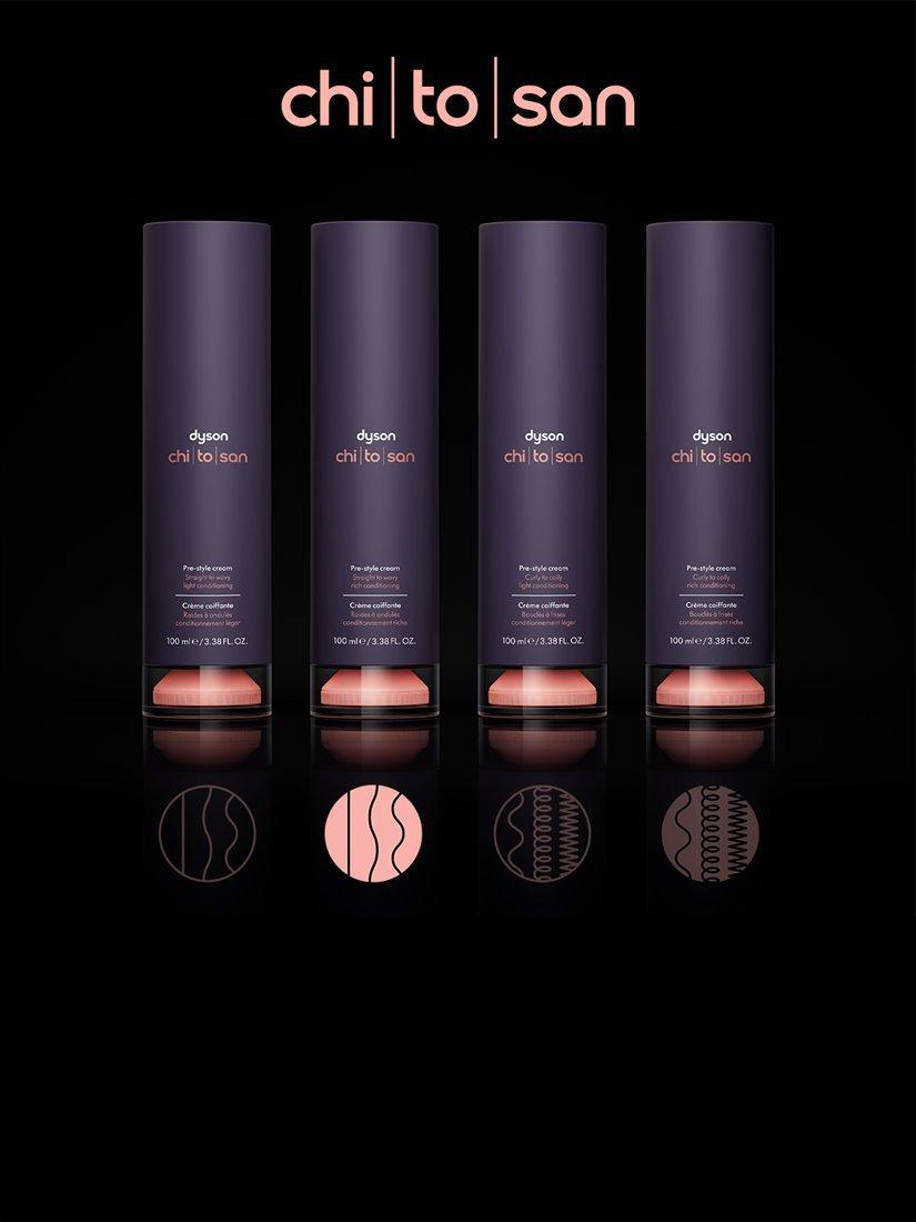 Product image 1 of 11, which shows Dyson Chitosan™ Straight/Wavy Rich Pre Style Hair Cream