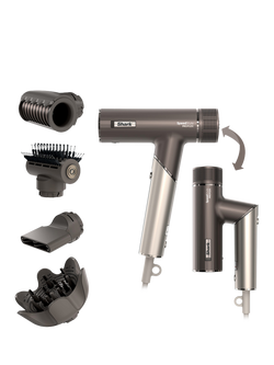 Shark SpeedStyle HD542UK Pro FLEX 4-in-1 High-Velocity Hair Dryer System, Mocha Silver, Mocha Silver
