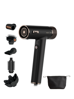 Shark SpeedStyle HD752UK Pro 5-in-1 High-Velocity Hair Dryer System, Black, Black