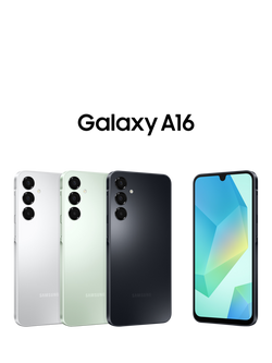 Samsung Galaxy A16 Smartphone, Android, 6.7”, 4GB RAM, 4G, SIM Free, 128GB - view 2, Black