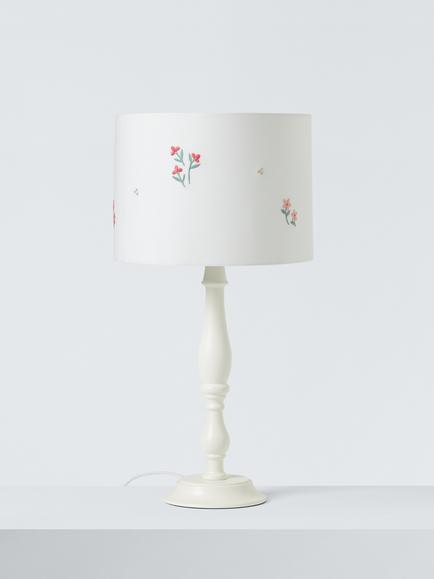 John Lewis Kids' Primrose Embroidered Ceiling and Lampshade - view 2, Primrose