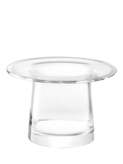 LSA International Victoria Small Glass Vase/Lantern, Clear, Clear