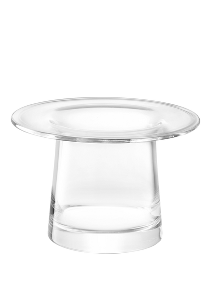 LSA International Victoria Small Glass Vase/Lantern, Clear, Clear