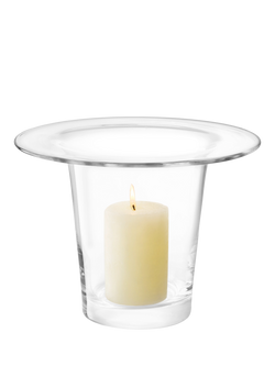 LSA International Victoria Vase/Lantern, Medium, H19cm - view 2, Clear