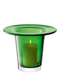 LSA International Victoria Vase/Lantern, Medium, H19cm - view 2, Fern Green