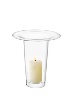 LSA International Victoria Vase/Lantern, Large, H26cm - view 2, Clear