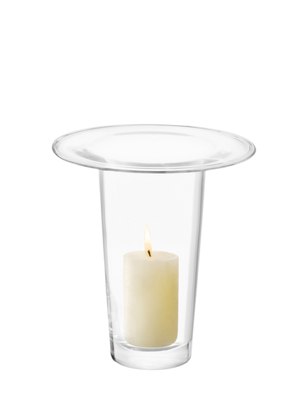 LSA International Victoria Vase/Lantern, Large, H26cm - view 2, Clear