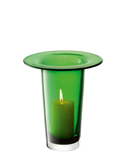 LSA International Victoria Vase/Lantern, Large, H26cm - view 2, Fern Green