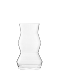 LSA International Sculpt Vase/Lantern, Large, H36cm, Clear