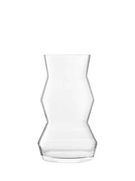 LSA International Sculpt Vase/Lantern, Large, H36cm, Clear