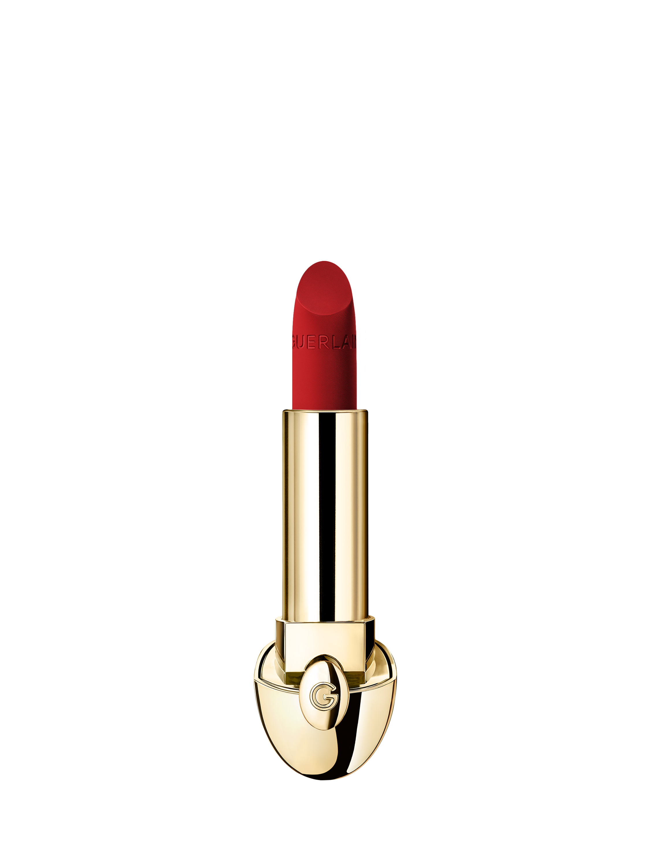 Product image 1 of 7, which shows Guerlain Rouge G Christmas Velvet Matte Refill Lipstick, 980 Le Rouge Fabuleux