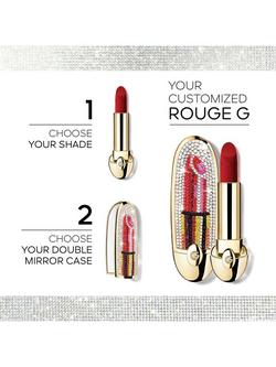 Guerlain Rouge G Christmas Velvet Matte Refill Lipstick - view 2, 980le Rouge Fabuleux