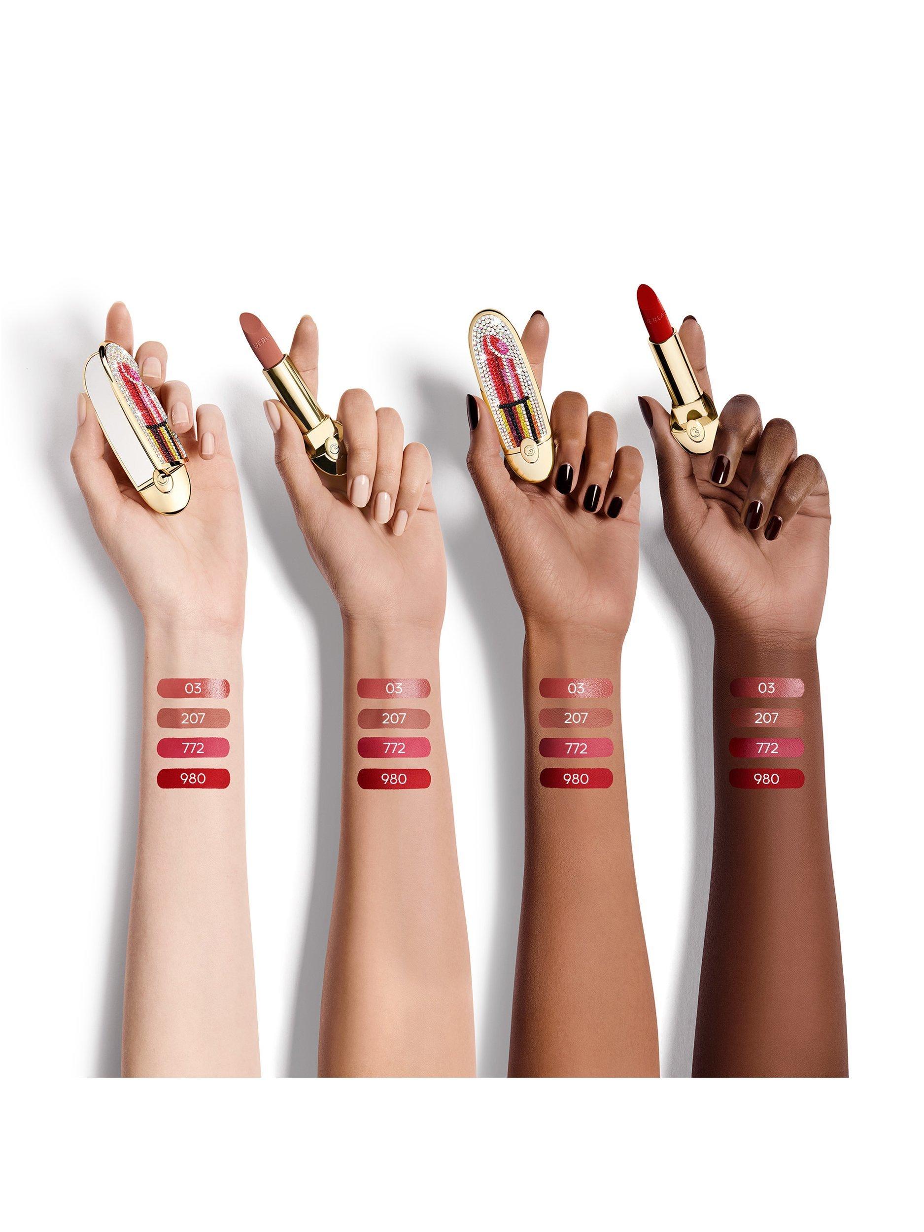Product image 5 of 7, which shows Guerlain Rouge G Christmas Velvet Matte Refill Lipstick, 980 Le Rouge Fabuleux