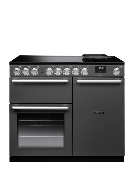 Rangemaster Nexus 100cm Electric Range Cooker with Induction Hob, Slate