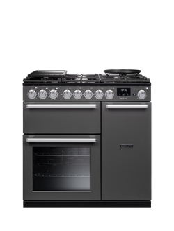 Rangemaster Nexus 90cm Dual Fuel Range Cooker with Gas Hob, Slate